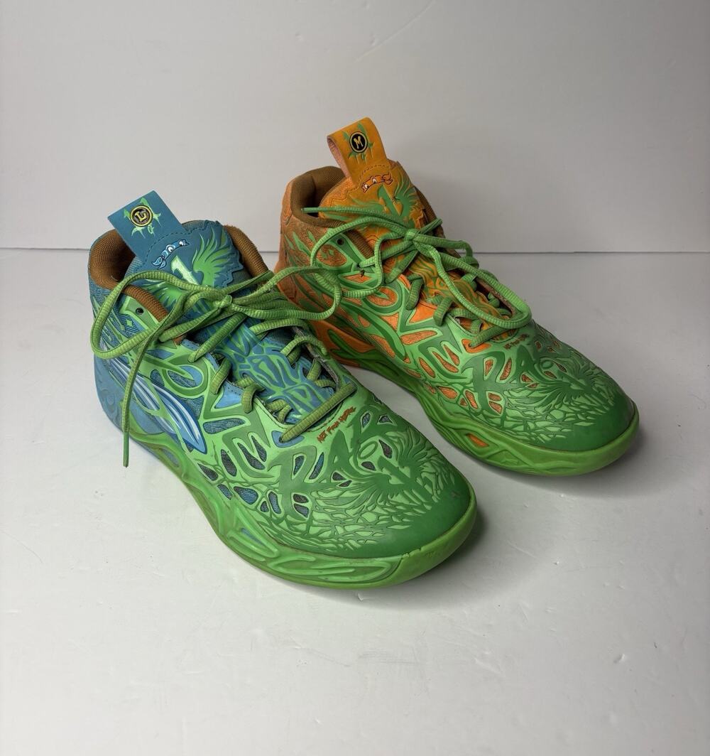 PUMA x LaMelo Ball x Teenage Mutant Ninja Turtles MB.04 Leo & Mikey Shoes Sz 8.5